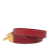 Hermès B Hermès Red Bordeaux with Gold Calf Leather Epsom Rivale Double Tour Bracelet France