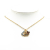 Louis Vuitton B Louis Vuitton Gold Gold Plated Metal Crystal Love Letter Necklace Italy