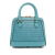 Gucci B Gucci Blue Light Blue Raffia Natural Material Mini Horsebit 1955 Top Handle Bag Italy