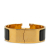 Hermès B Hermès Black with Gold Enamel Other Wide Clic Clac H Bracelet France