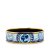 Hermès AB Hermès Blue with Gold Enamel Other Wide Face Au Large Bangle 62 Austria