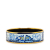 Hermès AB Hermès Blue with Gold Enamel Other Wide Face Au Large Bangle 62 Austria