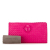 Bottega Veneta B Bottega Veneta Pink Calf Leather Intrecciato Flap Clutch Italy