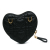 Christian Dior AB Dior Black Calf Leather DiorAmour Caro Heart Pouch with Chain Italy