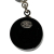 Chanel AB Chanel Black Resin Plastic CC Tire Drop Earrings France