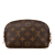 Louis Vuitton B Louis Vuitton Brown Monogram Canvas Canvas Monogram Cosmetic Pouch France