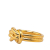 Hermès AB Hermès Gold Gold Plated Metal Atame Scarf Ring France