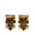 Hermès AB Hermès Black Enamel Other Cloisonne Clip On Earrings France