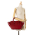 Celine B Celine Red Calf Leather Small Tie Tote Italy