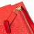 Loewe B LOEWE Red Calf Leather Embossed Anagram Repeat T Clutch Spain