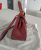 Hermès Sac Kelly 28 cm veau Togo rouge grenat