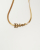 Christian Dior Logo Snake Chain Necklace