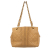 Chanel Petite Shopping Tote Shoulder Bag in Beige Leather