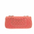 Chanel Édition limitée Chanel Bonne Chance Timeless Pochette Single Flap en cuir rose