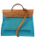 Hermès Sac à main Hermès Herbag en tissu bleu