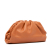 Bottega Veneta AB Bottega Veneta Orange Calf Leather The Mini Pouch Italy