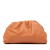 Bottega Veneta AB Bottega Veneta Orange Calf Leather The Mini Pouch Italy