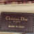 Christian Dior B Dior Red Bordeaux Canvas Fabric Mini Oblique Saddle Italy