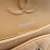 Chanel AB Chanel Brown Beige Cotton Fabric Medium Classic Jersey Double Flap France