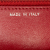 Chanel B Chanel Red Lambskin Leather Leather Classic Lambskin Wallet on Chain Italy