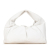 Bottega Veneta AB Bottega Veneta White Ivory Lambskin Leather Leather The Shoulder Pouch Italy