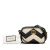 Gucci B Gucci Black with White Calf Leather Mini GG Marmont Matelasse Crossbody Bag Italy