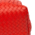 Bottega Veneta B Bottega Veneta Red Calf Leather Small Intrecciato Roma Italy