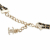 Chanel AB Chanel Gold with Black Gold Plated Metal and Lambskin CC Crystal Star Choker Necklace Italy