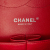 Chanel B Chanel Red Lambskin Leather Leather Jumbo Classic Lambskin Double Flap Italy