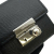 Prada B Prada Black Saffiano Leather Mini Sound Lock Crossbody Italy