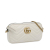 Gucci B Gucci White Calf Leather Mini GG Marmont Matelasse Camera Crossbody Bag Italy