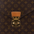 Louis Vuitton B Louis Vuitton Brown Monogram Canvas Canvas Monogram Porte-Documents Senateur France