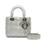 Christian Dior AB Dior Silver Calf Leather Small skin Cannage My ABCDior Lady Dior Italy