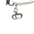 Christian Dior B Dior Silver with Blue Silver Metal Plated Oblique Trotter Pendant Necklace Italy