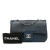 Chanel B Chanel Blue Navy Lambskin Leather Leather Medium Embroidered Lambskin Camellia Follies Flap France