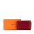 Hermès B Hermès Red Dark Red Calf Leather Evercolor Passant Short Wallet France