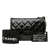 Chanel B Chanel Black Patent Leather Leather CC Quilted Patent Wallet On Chain Spain