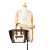 Celine B Celine White with Brown Calf Leather Micro Tricolor Luggage Tote Italy