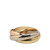 Cartier B Cartier Gold 18K Yellow Gold Metal Tricolor Large Model 18K Gold Classic Trinity Ring France