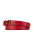 Hermès B Hermès Red Calf Leather Constance H Reversible Belt France