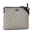 Gucci B Gucci Brown Beige Coated Canvas Fabric GG Supreme Crossbody Italy