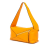 Loewe AB LOEWE Orange Calf Leather skin Puzzle Hobo Italy