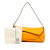 Loewe AB LOEWE Orange Calf Leather skin Puzzle Hobo Italy