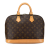 Louis Vuitton B Louis Vuitton Brown Monogram Canvas Canvas Monogram Alma PM France