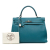 Hermès B Hermès Blue Calf Leather Togo Kelly II Retourne 35 France