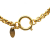 Chanel AB Chanel Gold Gold Plated Metal CC Round Pendant Necklace France