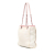 Chanel B Chanel White with Pink Canvas Fabric Mini Deauville Tote Italy