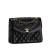 Chanel B Chanel Black Lambskin Leather Leather CC Quilted Lambskin Single Flap France