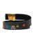 Louis Vuitton B Louis Vuitton Black Calf Leather Monogram New Wave Belt Spain