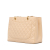 Chanel B Chanel Brown Light Beige Caviar Leather Leather Caviar Grand Shopping Tote Italy